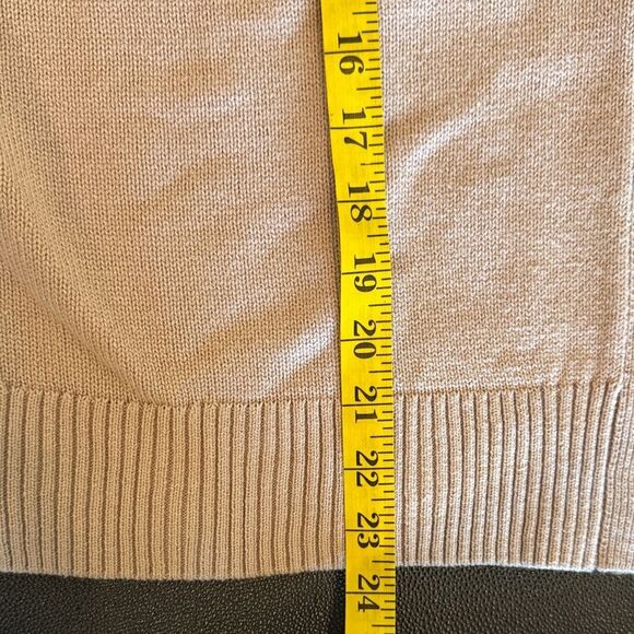 Three Dots Margaret Women's Light  taupe Button Down Cardigan Sweater size XL - Picture 11 of 12